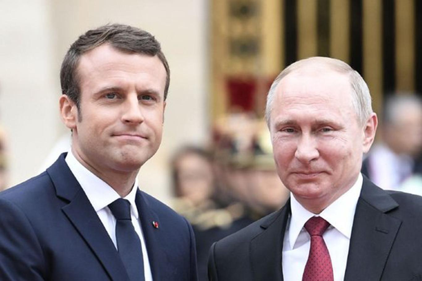 Macron'dan Putin'e 'Suriye'de ateşkes uzatılsın' çağrısı